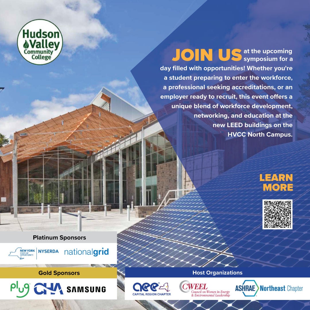Hudson Valley Community College North Campus Symposium ASHRAE Northeast